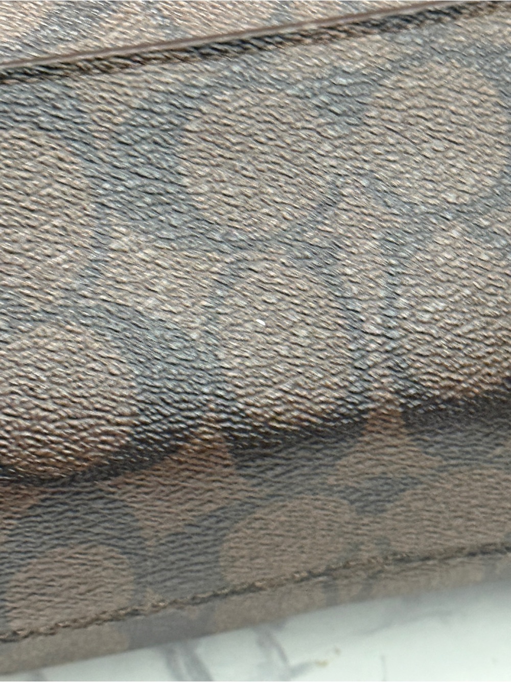 Coach Mia Shoulder Crossbody Bag - Brown/Metallic Berry - Picture 8 of 8